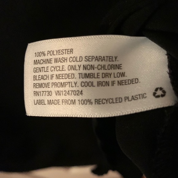 EUC Ava & Viv black v-neck long-sleeve lightweight polyester tunic size 4x - Picture 11 of 12